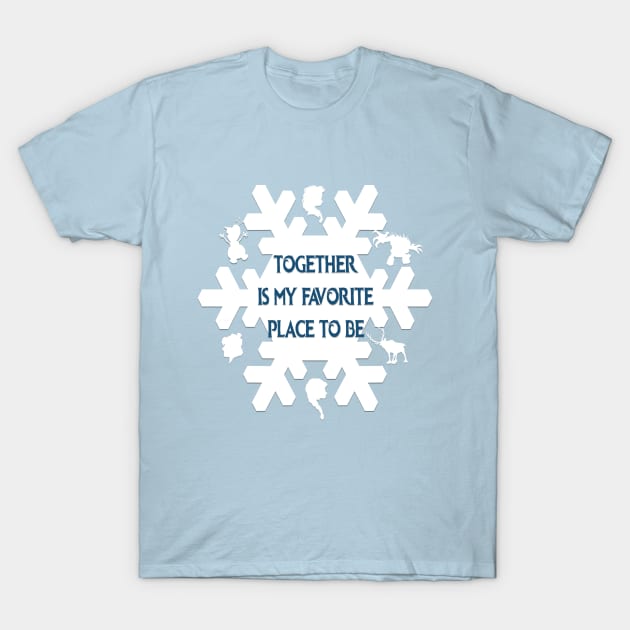 Together is My Favorite Place to Be T-Shirt by AGirl95